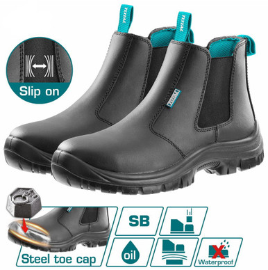 SAFETY BOOTS TOTAL TSP209SB LEATHER WITH STEEL TOE - A. Ally & Sons