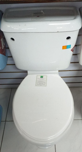 TOILET SET TWYFORD C/C CLOSED COUPLED WHITE SIDE LEVER FLUSH - A. Ally & Sons