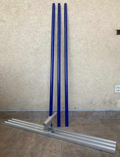 FLOAT BULL 60" WITH HANDLES SQUARE END CONCRETE ALUMINUM BULL FLOAT - A. Ally & Sons