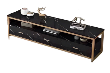 TV STAND CJ-2784-Y45 BLACK TEAPOY - A. Ally & Sons
