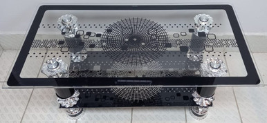 GLASS TABLE BY8 - A. Ally & Sons