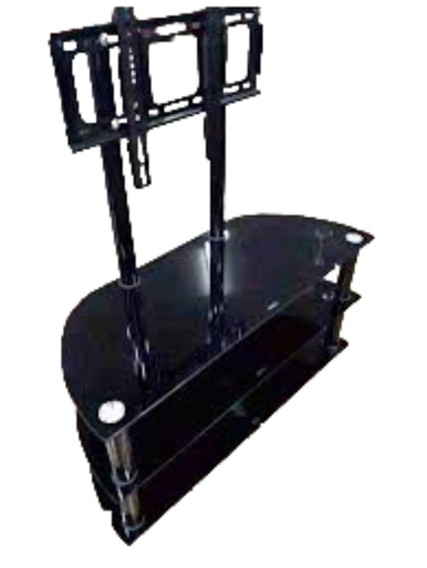TV STAND GLASS B03 26 - A. Ally & Sons