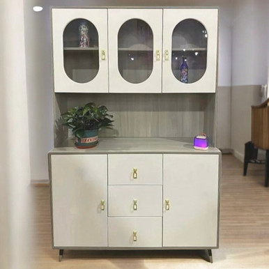 CUPBOARD STORAGE CABINET E37 WHITE - A. Ally & Sons